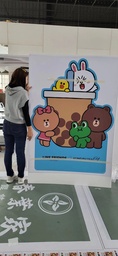 LINE Standee-bubble tea+iron stand*1  